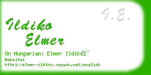 ildiko elmer business card